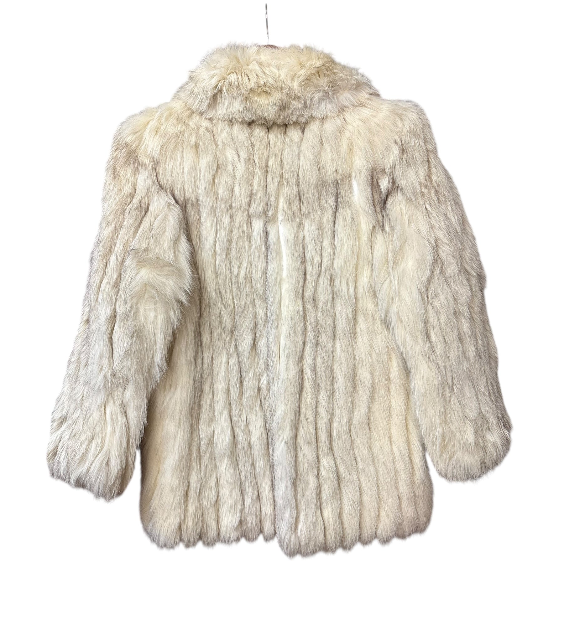 Joséphine Vintage Ivory Fox Fur Coat