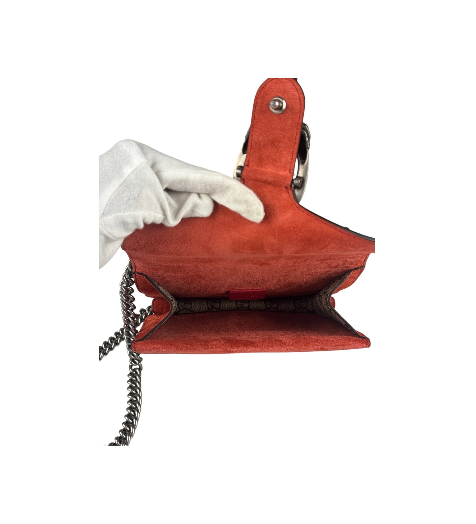 Gucci Leather Dionysus GG Supreme Mini Shoulder Bag