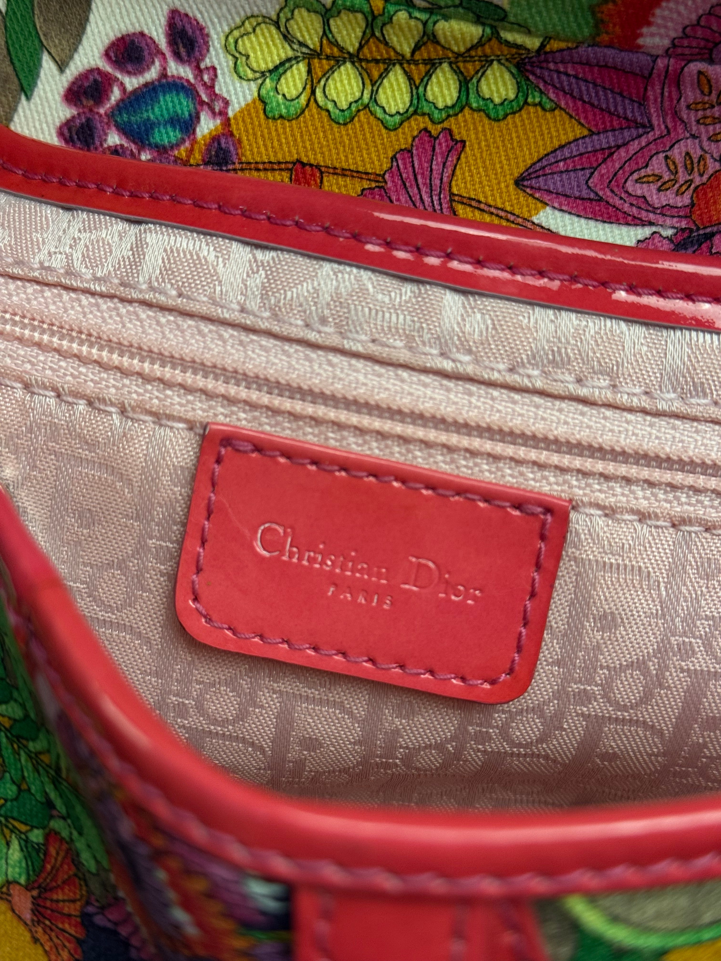 Christian Dior Floral Saddle Bag "Hawaiian Glamour"