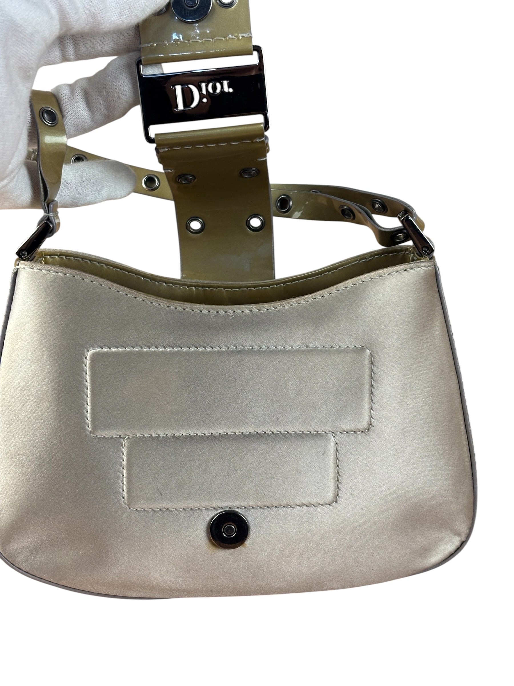 Christian Dior Mini Satin Street Hobo