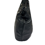 Fendi Black Leather Hobo Bag