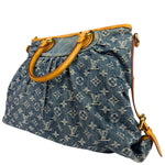 Louis Vuitton Denim/Leather Trim Monogram Neo Cabby Handbag