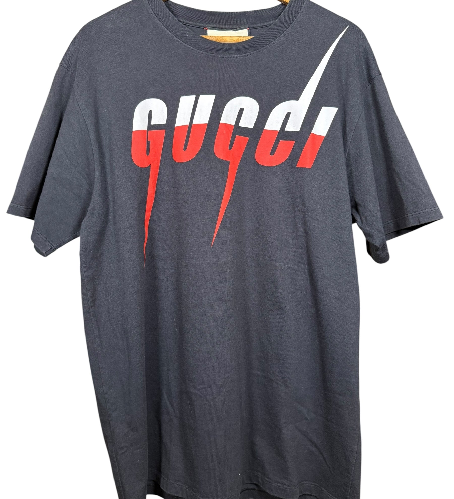 Gucci Split Logo Black Tee