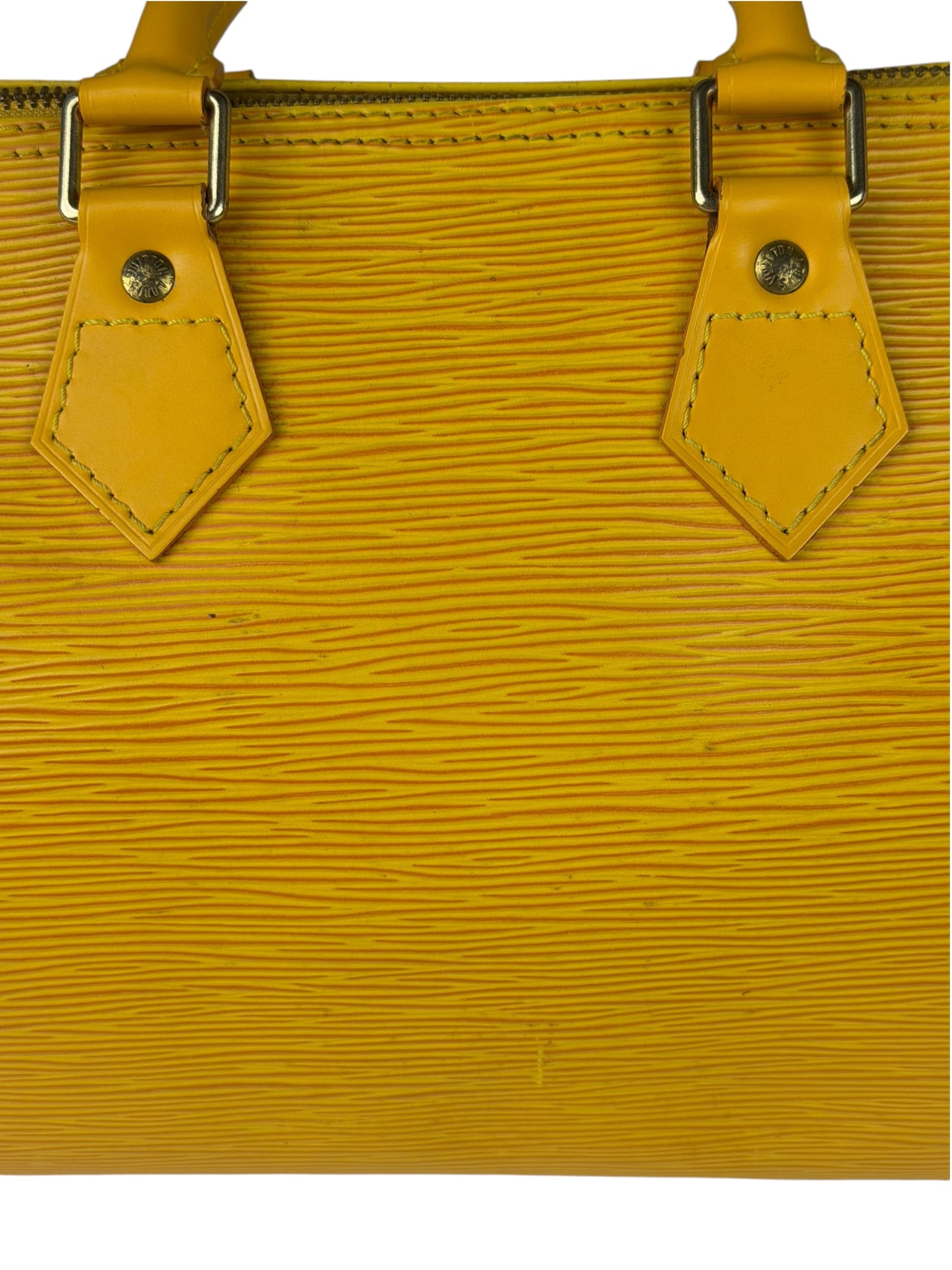 Louis Vuitton Yellow Epi Leather Speedy 25