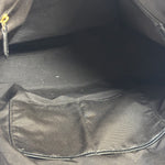 Coach Black Pebbled Leather Ava Zip Tote