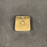 Fendi Denim Canvas Wave Buckle Pochette