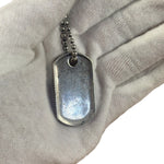 Tiffany & Co. Sterling Silver Dog Tag Pendant Neckless