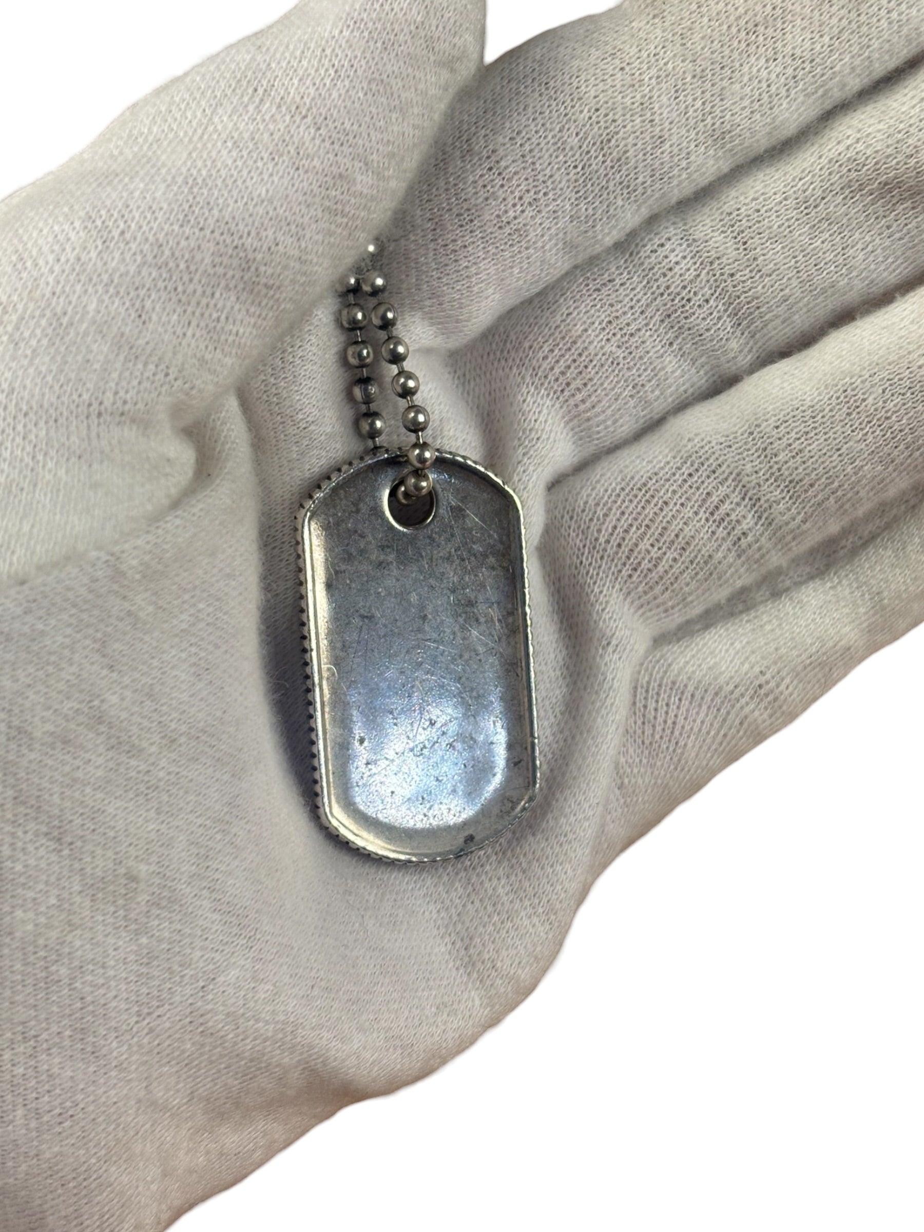 Tiffany & Co. Sterling Silver Dog Tag Pendant Neckless