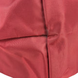 Longchamp Red Leather Trim Le Pliage Paris Eiffel Tower Tote Bag