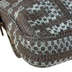 Fendi Vintage Brown/Grey Woven Baguette