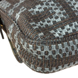 Fendi Vintage Brown/Grey Woven Baguette