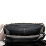 Chloé Black Leather Paddington Long Wallet