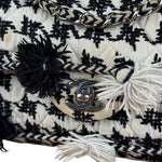 Chanel Tweed Woven Medium Classic Double Flap Bag 2014