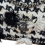 Chanel Tweed Woven Medium Classic Double Flap Bag 2014