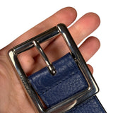 Gucci Navy Monogram GG Belt