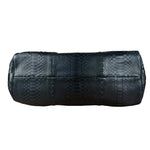 Bottega Veneta Black Snake Leather Brief Case