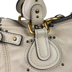 Chloe Beige Leather Paddington Shoulder Bag