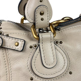 Chloe Beige Leather Paddington Shoulder Bag