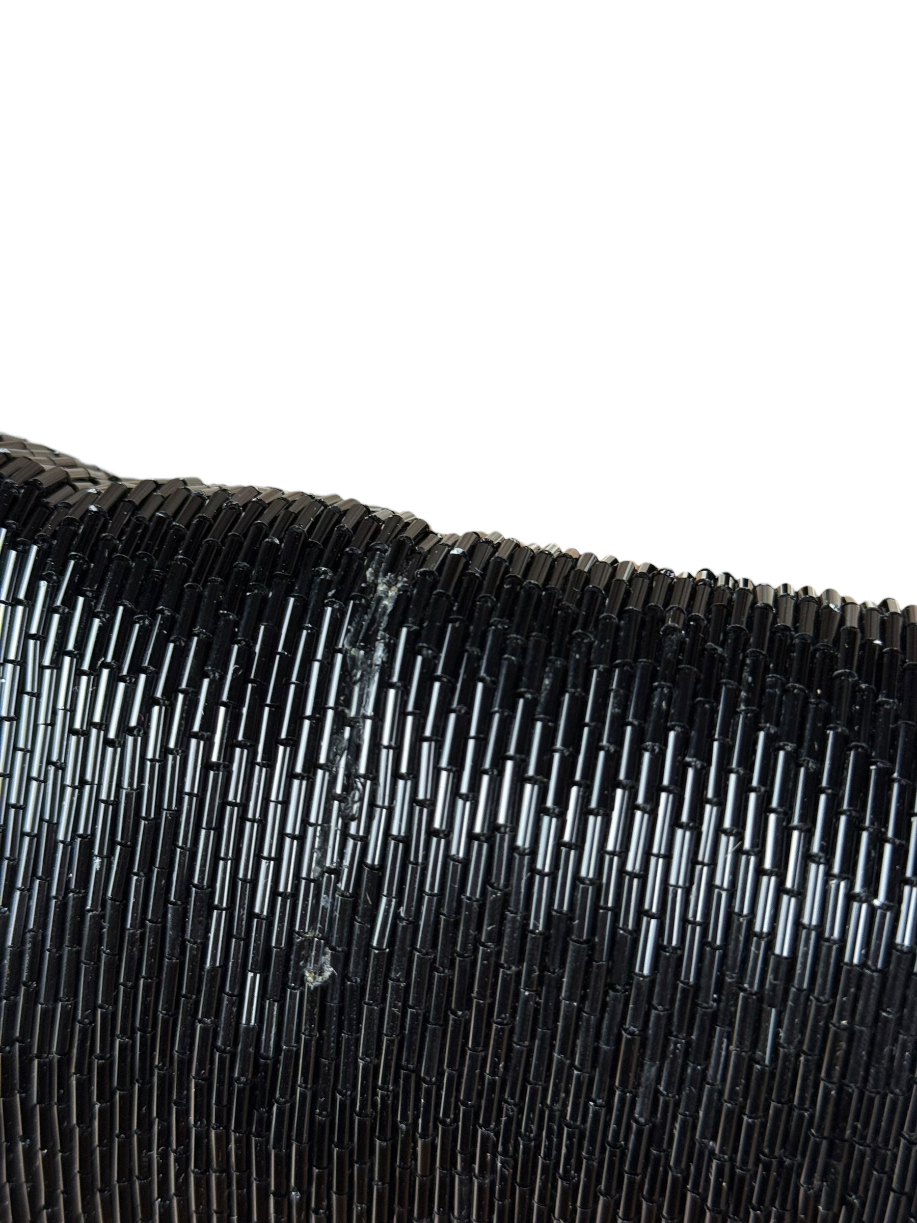 Fendi Beaded Baguette Black