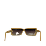 Chanel Beige/Brown Shield Wraparound Reading Sunglasses