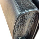 Balenciaga Black Leather Le City Clutch