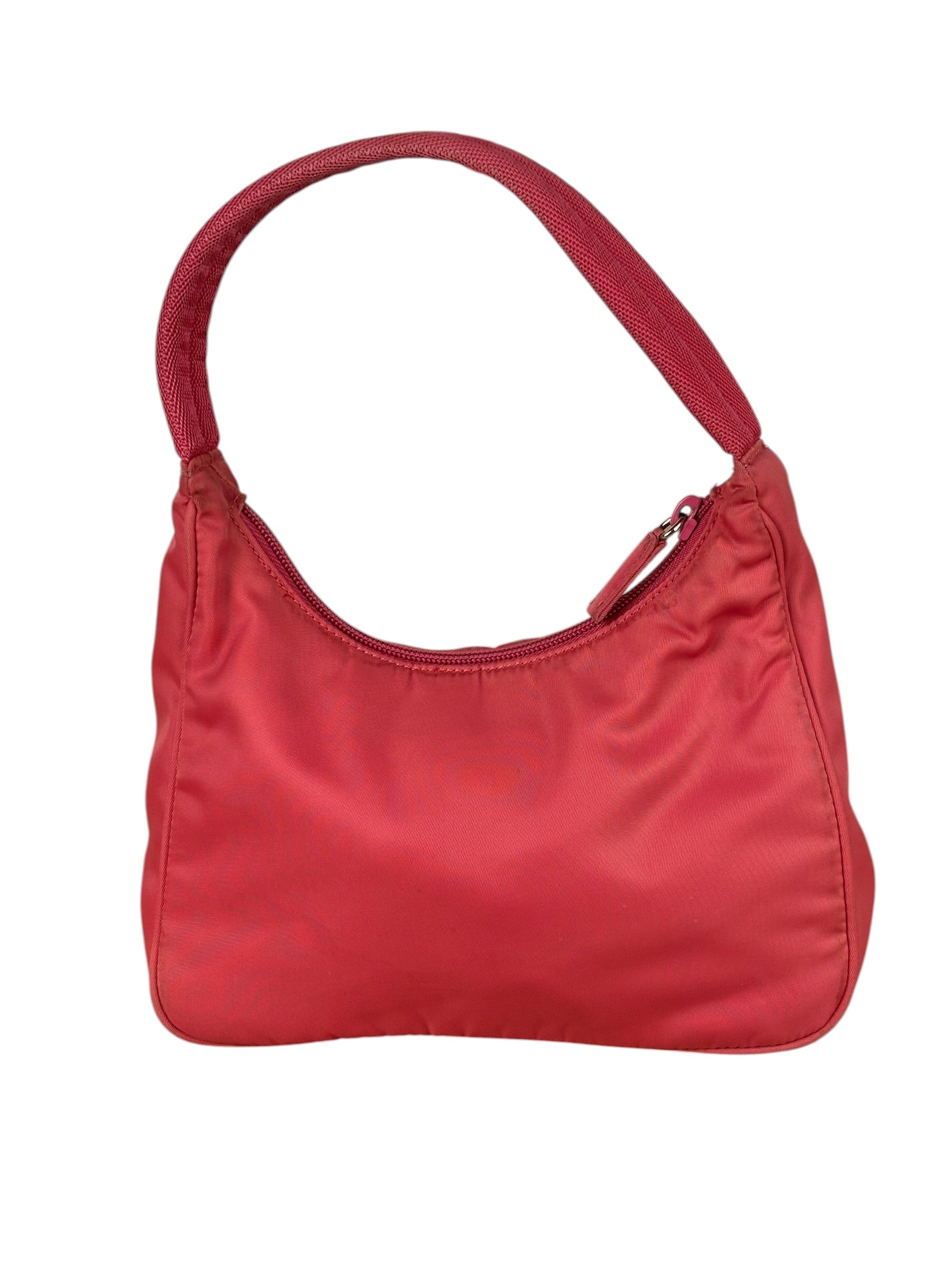 Prada Pink Tessuto Nylon Pochette