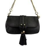 Gucci Black Leather Marrakech Evening Shoulder Bag