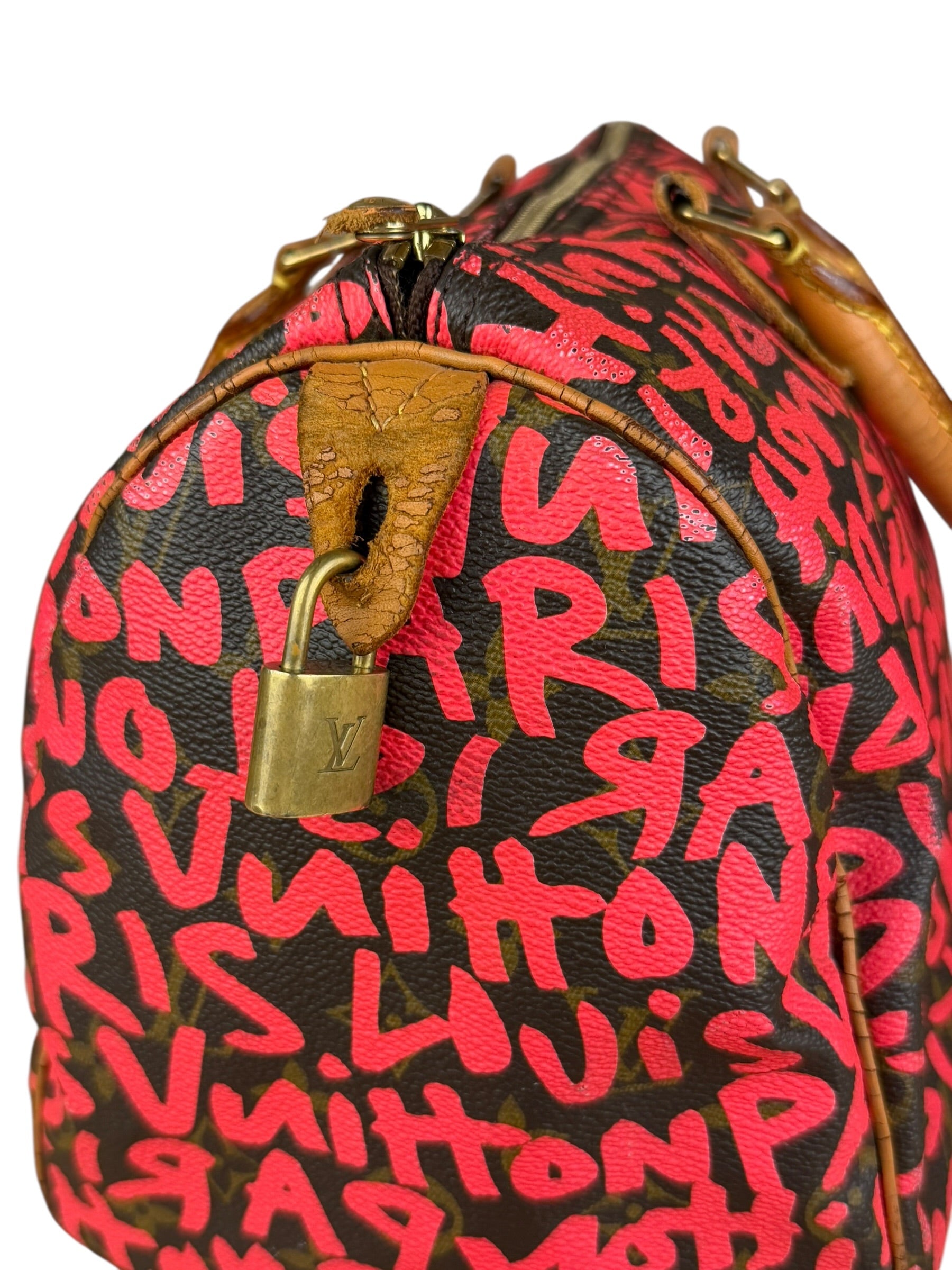 Louis Vuitton x Stephen Sprouse Graffiti Speedy 30 Pink