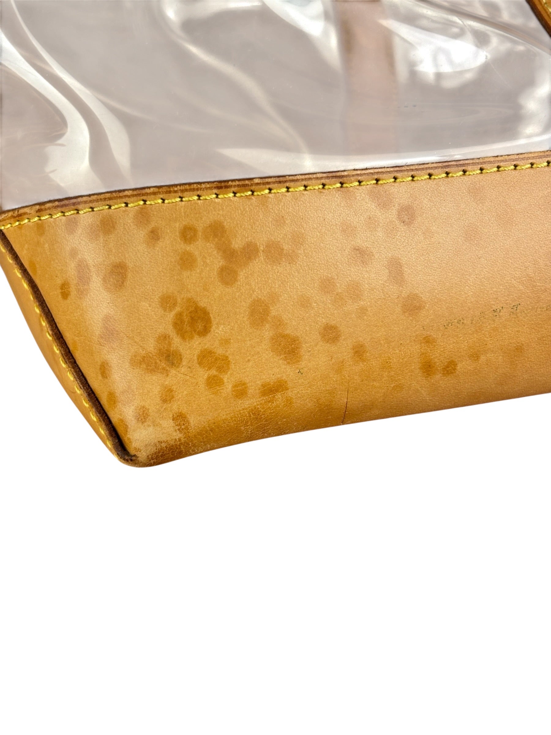 Louis Vuitton Limited Edition Transparent Vinyl Ambre Cabas Tote Bag GM