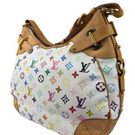 Louis Vuitton White Murakami Greta Hobo Shoulder Bag