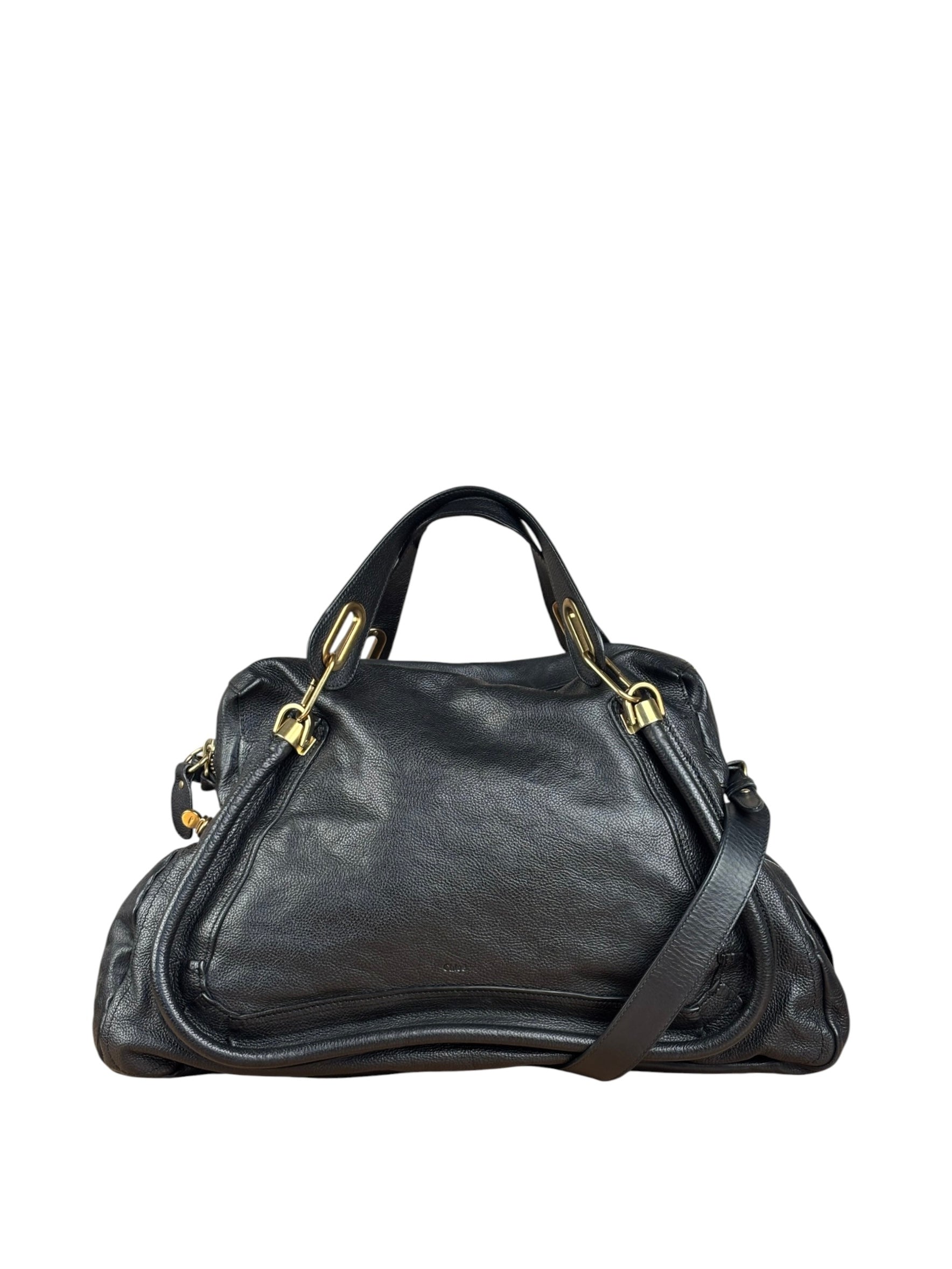 Chloe Black Paraty Leather Two-Way Bag