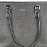 Burberry Black Saffiano Leather Tote Bag