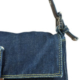 Fendi Vintage Dark Denim Baguette