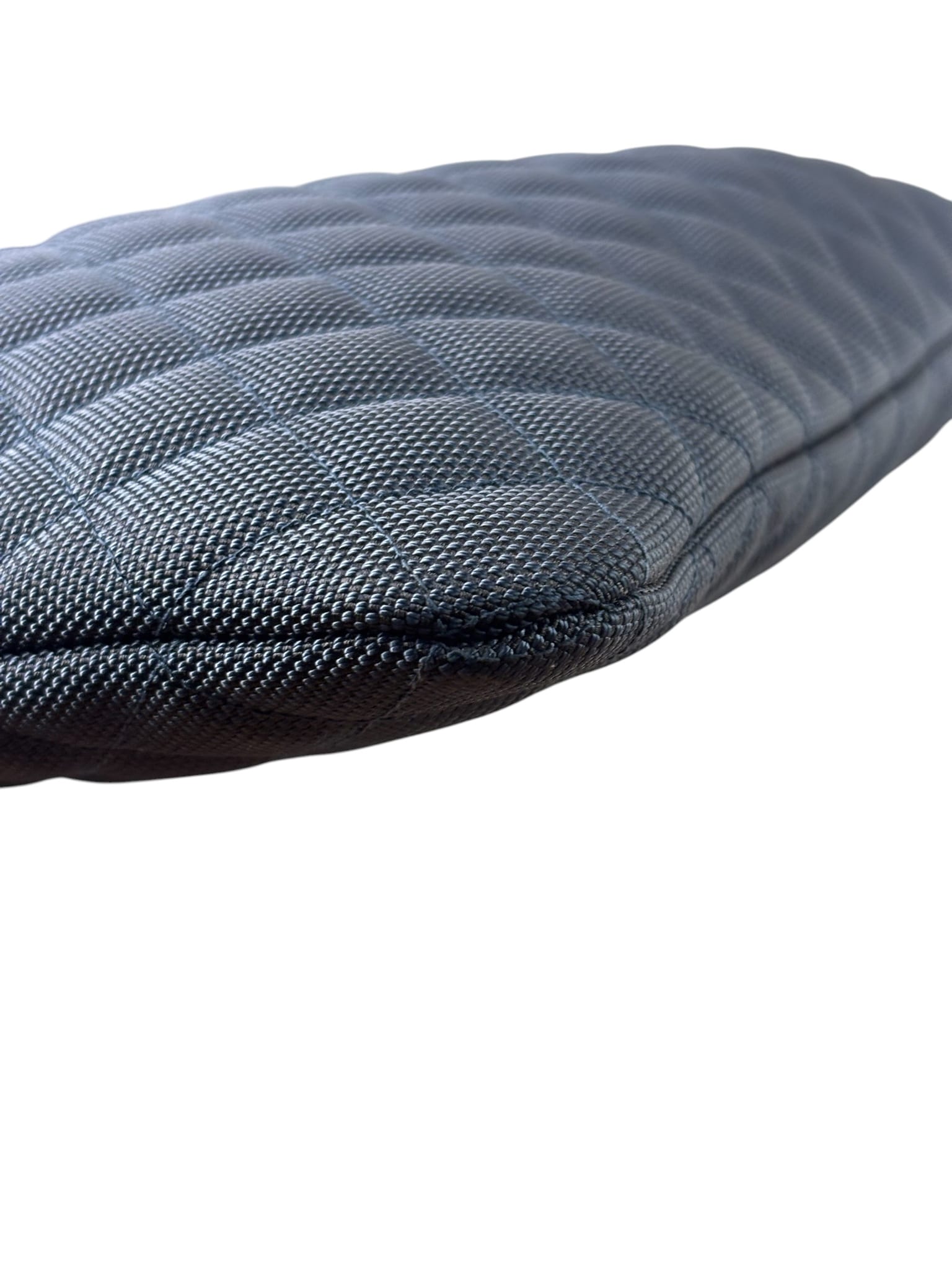 Chanel Navy Quilted Fluo Boy Medium O-Case Clutch