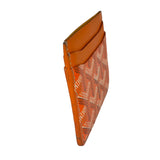 Goyard Orange Leather Saint Sulpice Cardholder