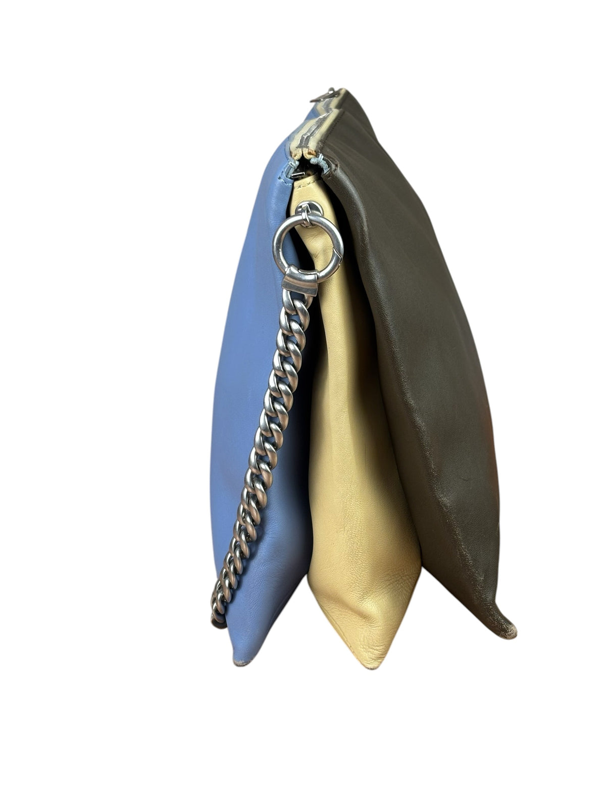 Celine Colorblock Lambskin Trio Shoulder Bag