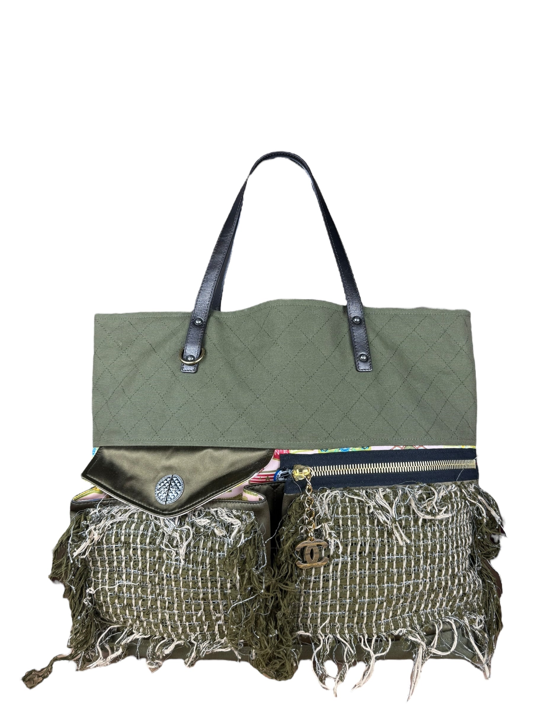 Chanel Coco Cuba Canvas Tote 2017