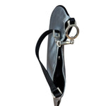 Prada Spazzolato Mini Grey Satin