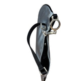 Prada Spazzolato Mini Grey Satin