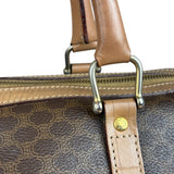 Celine Brown Leather Boston Handbag