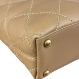 Chanel Vintage Beige Wild Stitch Small Tote Bag 2003