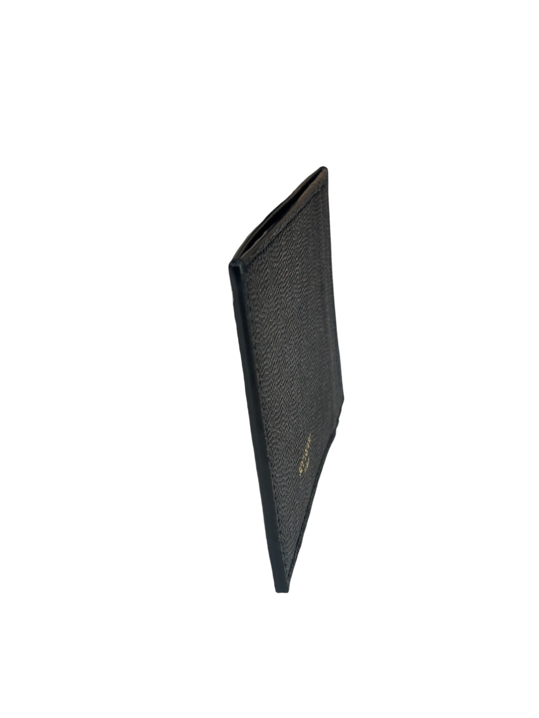 Yves Saint Laurent Black Leather Card Holder