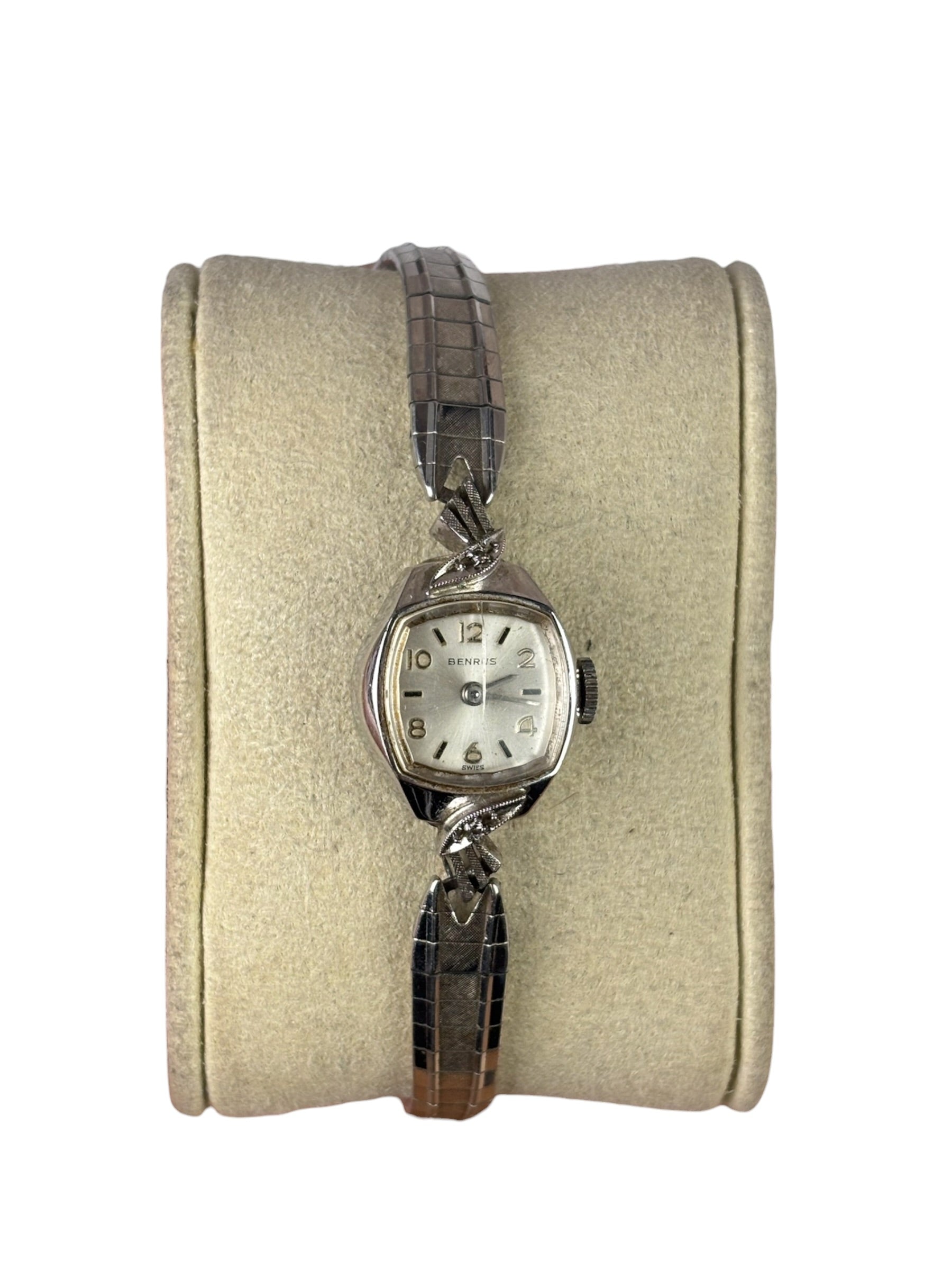 Benrus Vintage Square Dial Silver Band