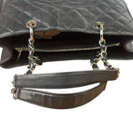 Chanel Black Caviar Quilted Large Shopping Tote 2012
