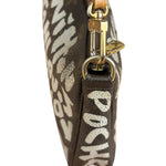 Louis Vuitton Graffiti Canvas Monogram White Spray-Paint Pochette