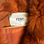 Fendi Vintage Wool/Fur Quilted Coat