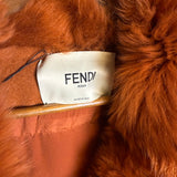 Fendi Vintage Wool/Fur Quilted Coat