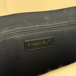 Chanel Ivory Leather Large Jetsetter Boy 2Way Handbag 2011