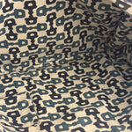 Gucci Black Leather GG Supreme D-Ring Abbey Tote