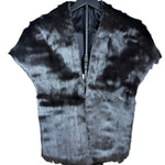 Vintage Black Fur Shawl